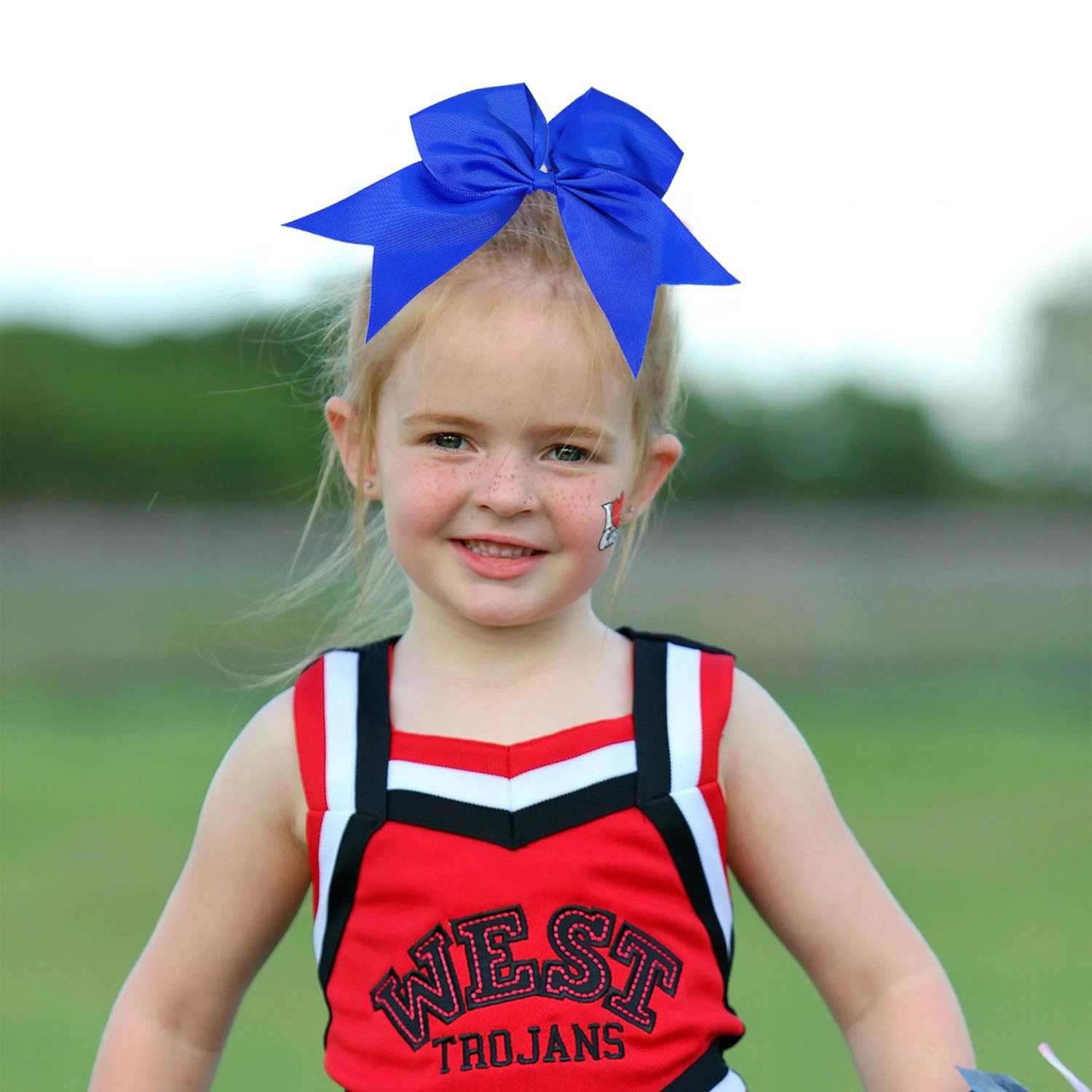 T-372】チアヘアリボンチアヘアゴムキッズヘアリボンハンドメイド